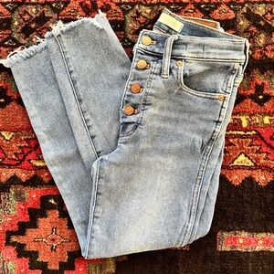 MADEWELL | 10” high-rise skinny jeans 27P
